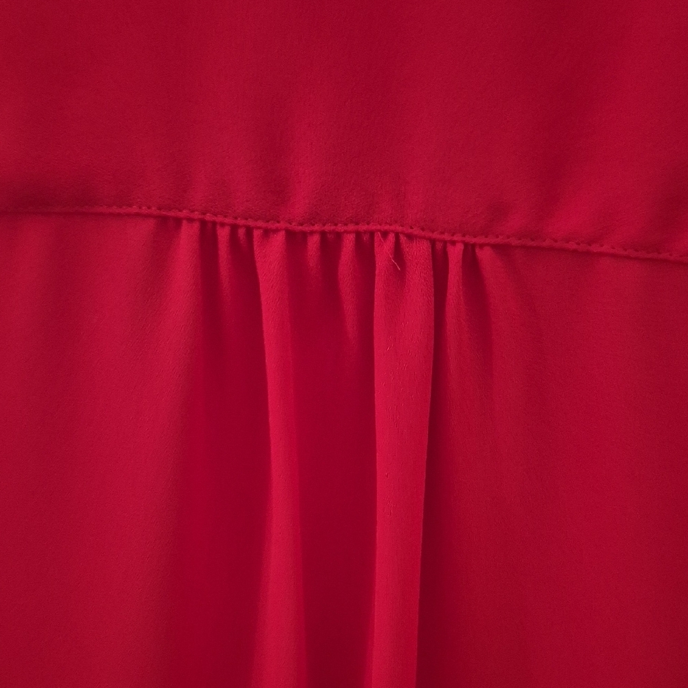 My Michelle Bold Red Sleeveless Blouse - Picture 6 of 7